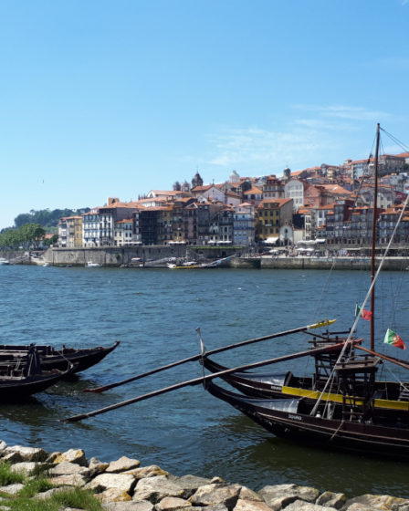 View of the Douro river and Porto old city