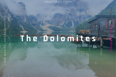 Snapshot from the Dolomites at Lake Braies