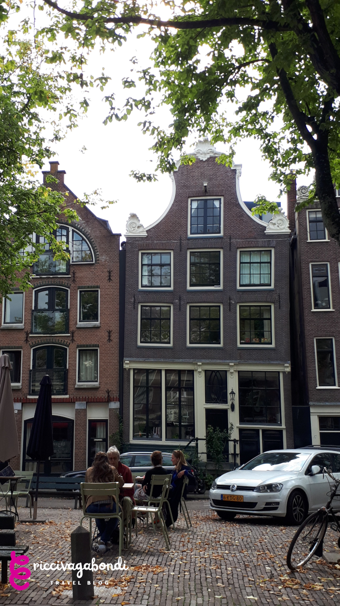 View of Amsterdam unique houses