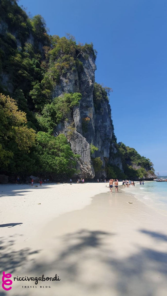 View of Monkey Beach on Ko Phi Phi, Thailand