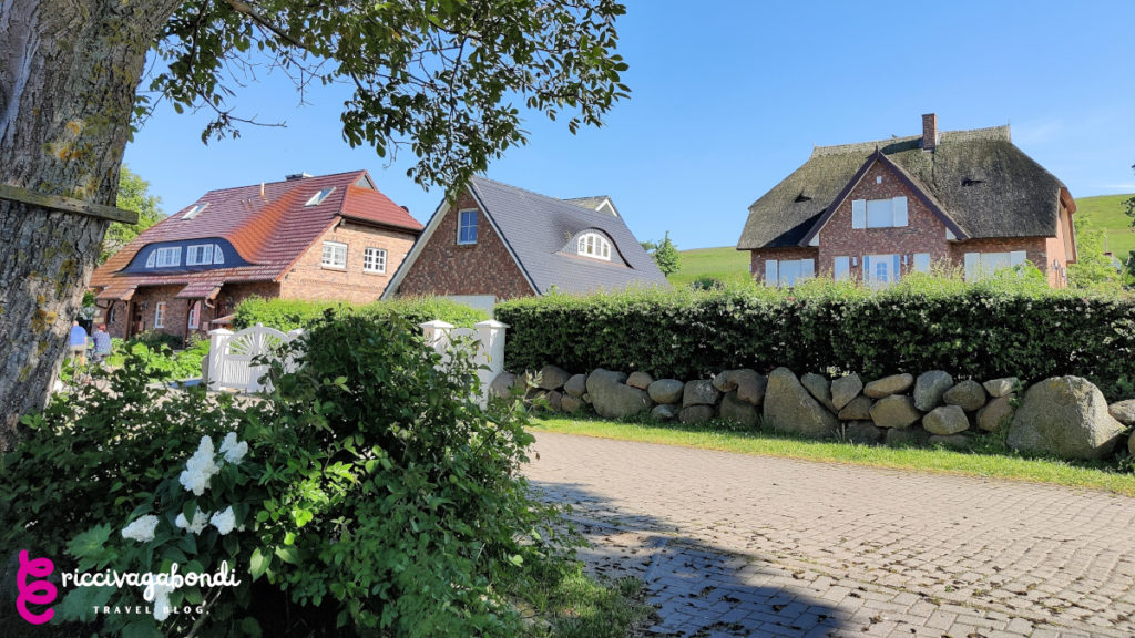 View of typical housing in North Germany