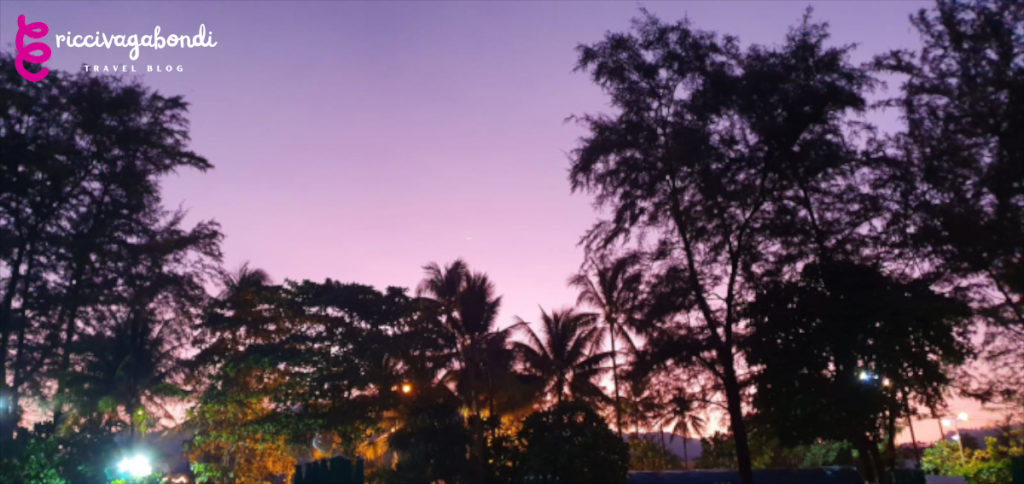 Amazing night sky view in Thailand