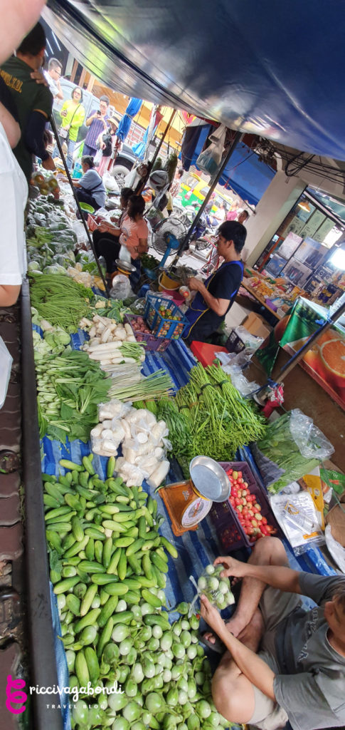 View of one of many Thai markets