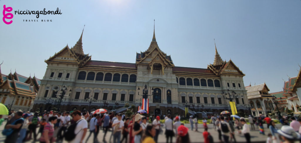 View of the Thai royal palace at daytime
