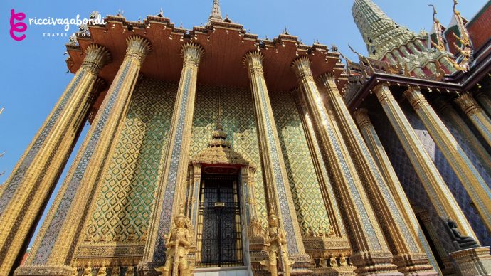 View of Bangkok temples at daytime, Thailand